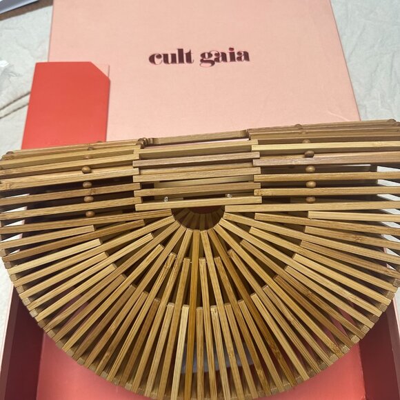 cult gaia Handbags - Cult Gaia Ark Bamboo Purse Small